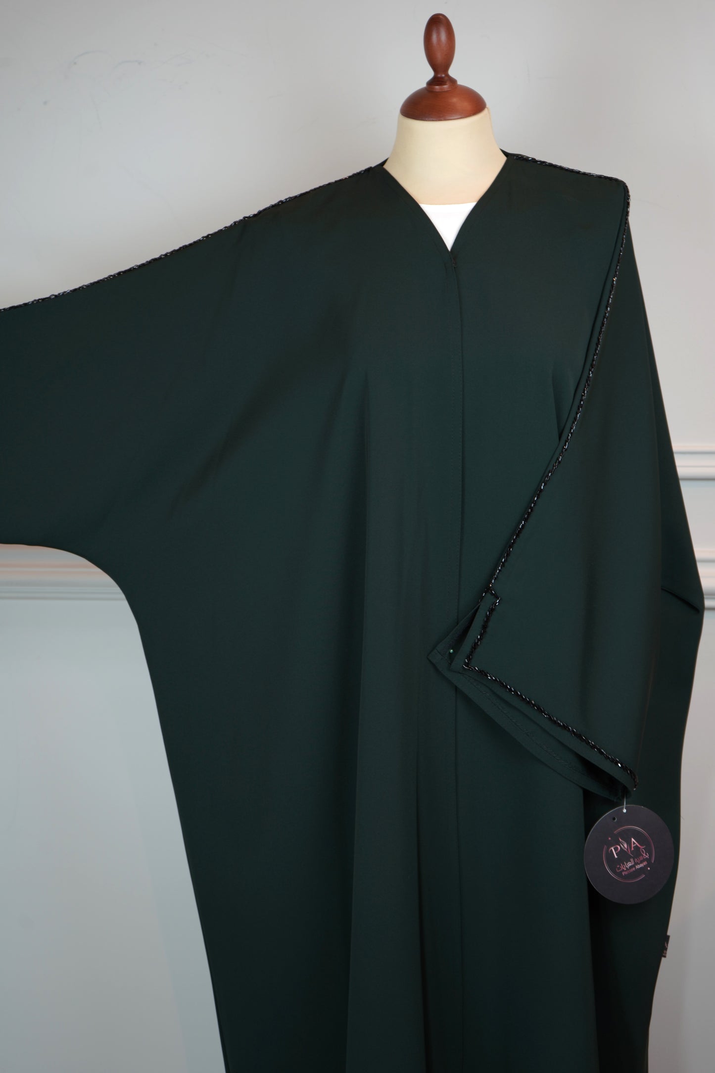 Abaya shak olive green Model 2026-A0018