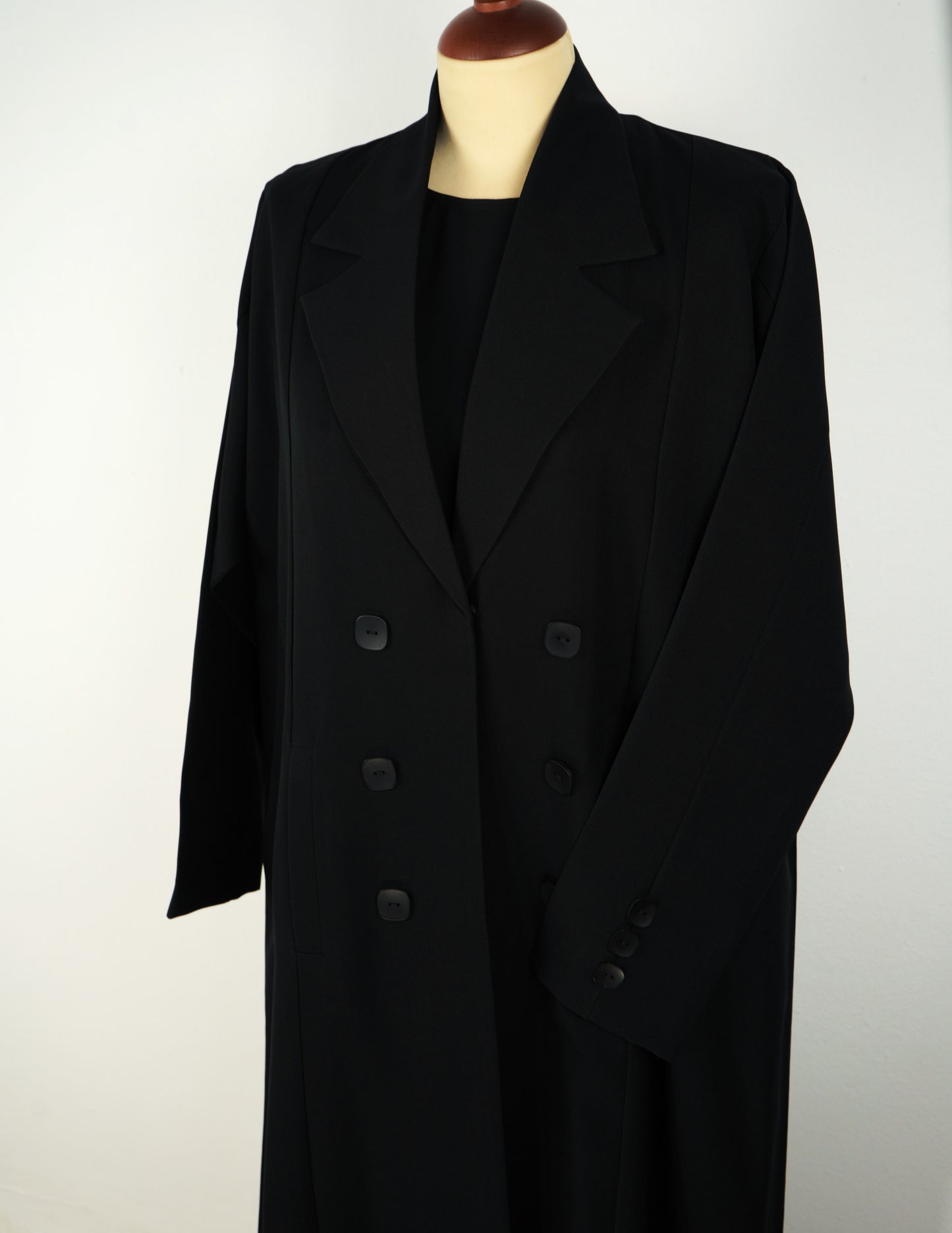 Blazer Black Abaya Model 2026-A0050