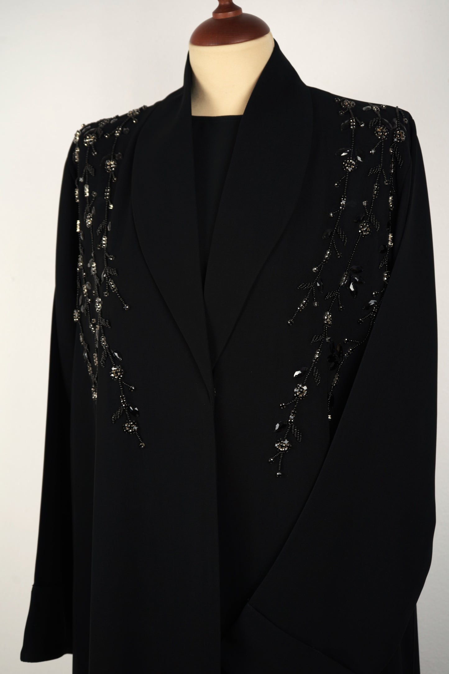 Crystal Vines Blazer Abaya Model 2026-A0053