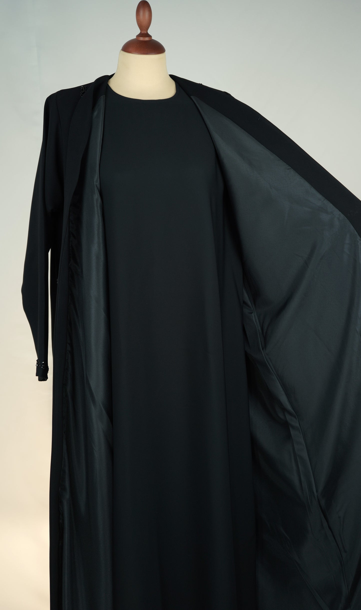 ESSENCE BLACK Shak Abaya Model 2026-A0062