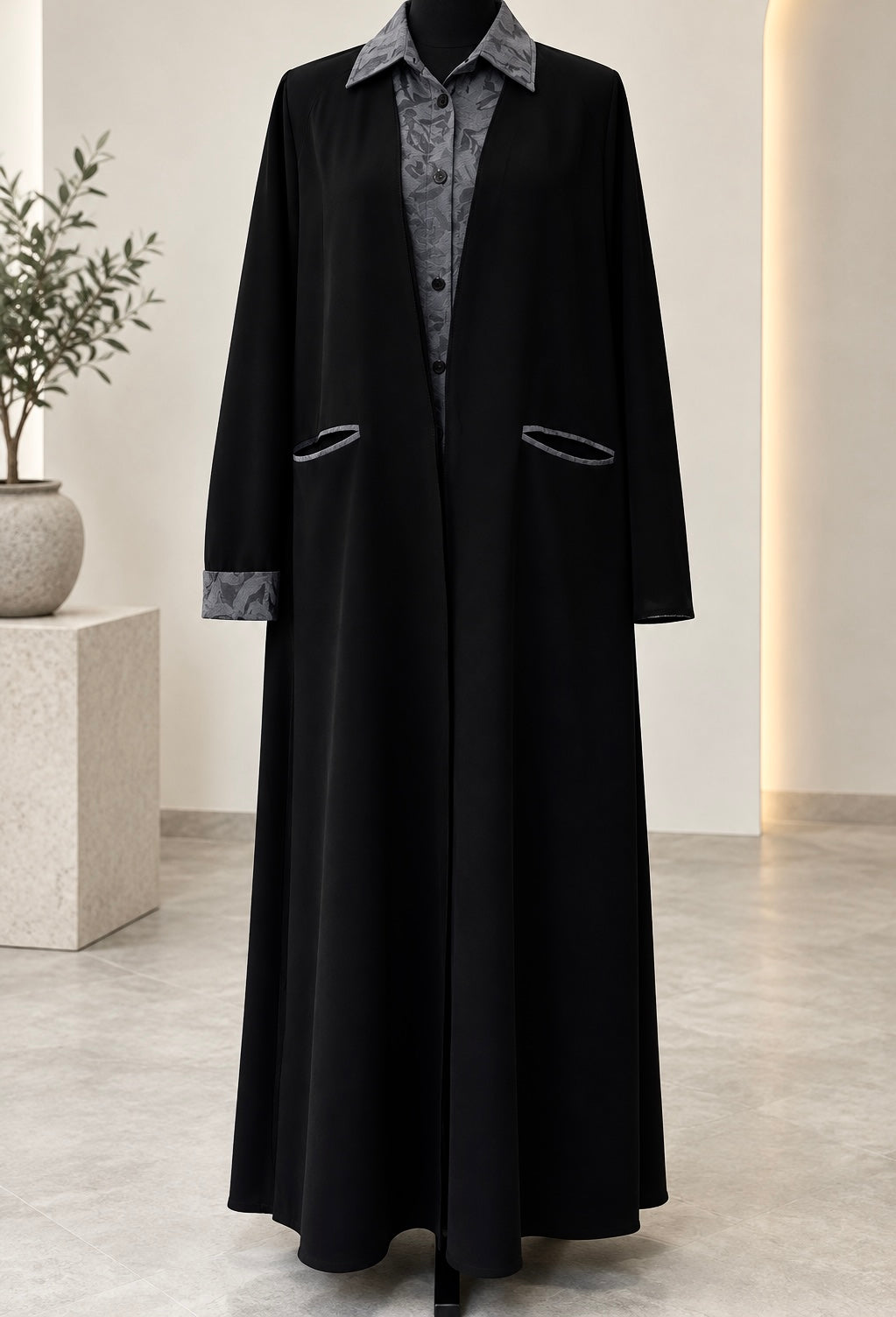 Shirt Style Abaya 2026-A101