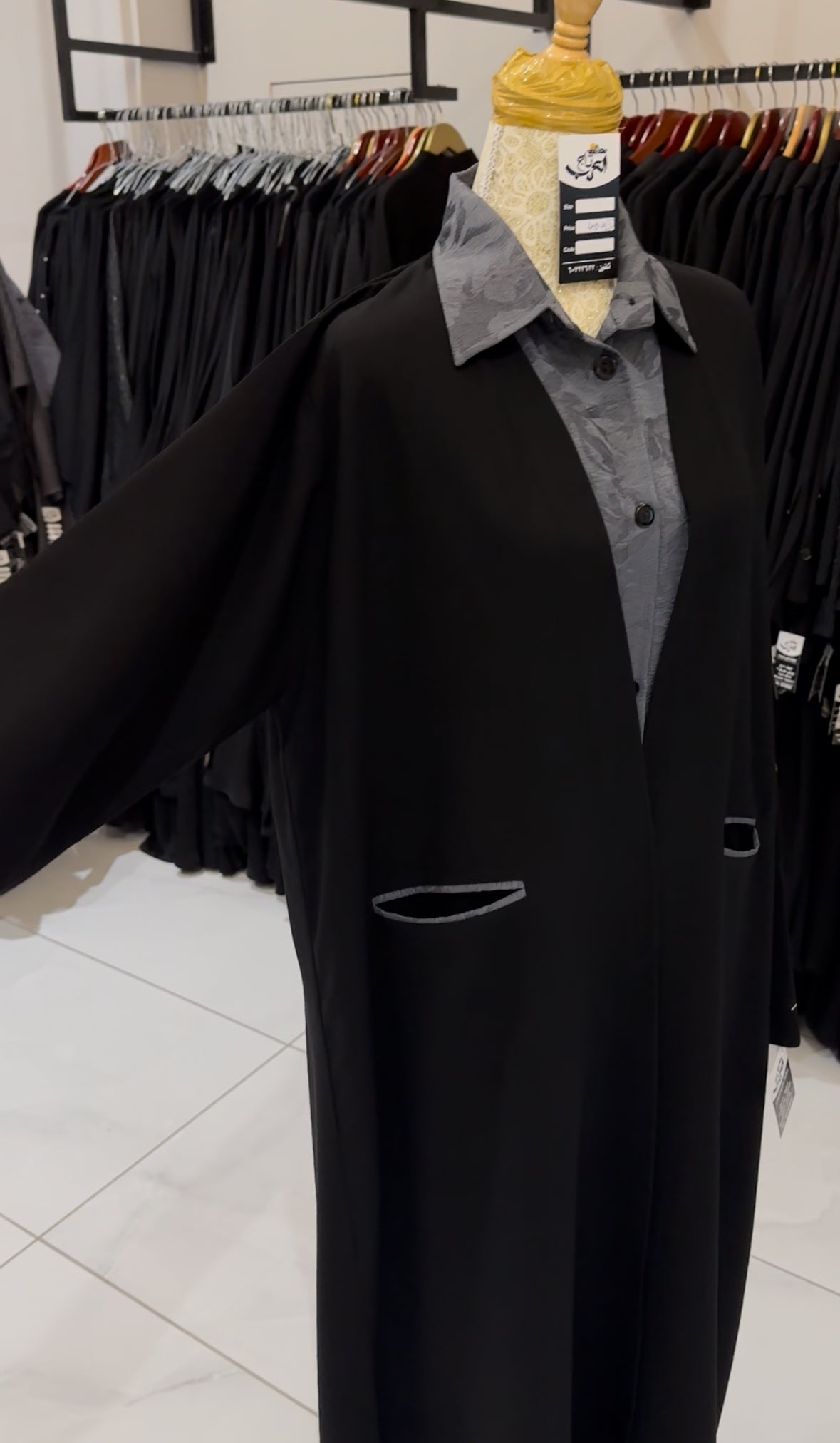 Shirt Style Abaya 2026-A101