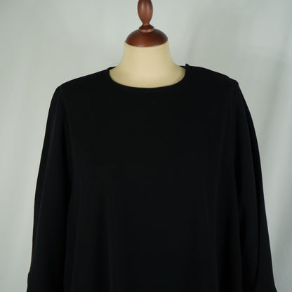 3-Layers  Premium Black Abaya