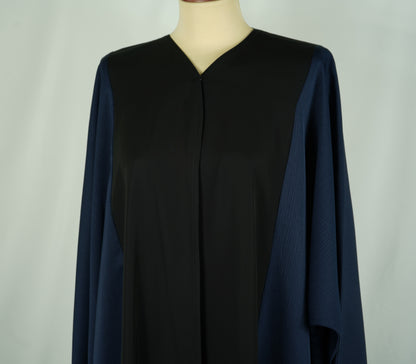 Double-Lite JENAN Abaya navy blue Free Size