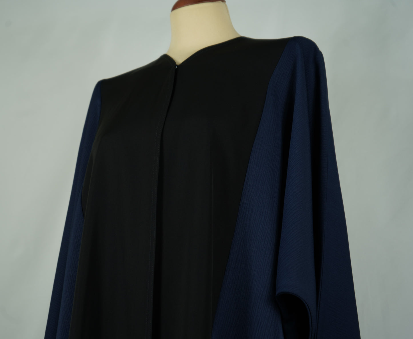 Double-Lite JENAN Abaya navy blue Free Size