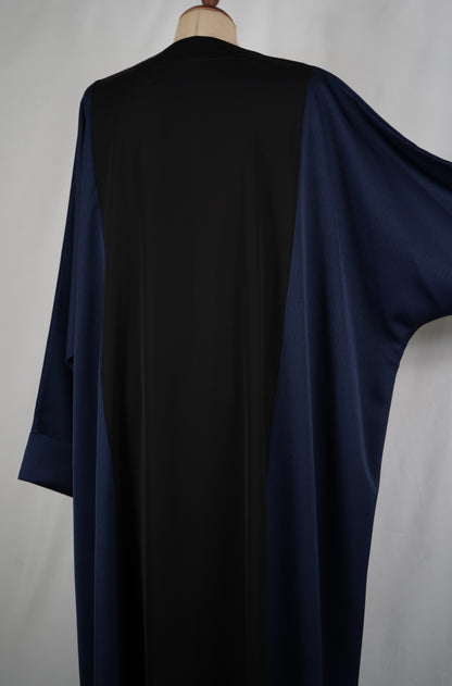 Double-Lite JENAN Abaya navy blue Free Size