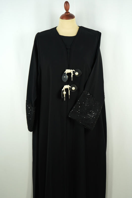Modelish Abaya Modern style rope 2025-A006