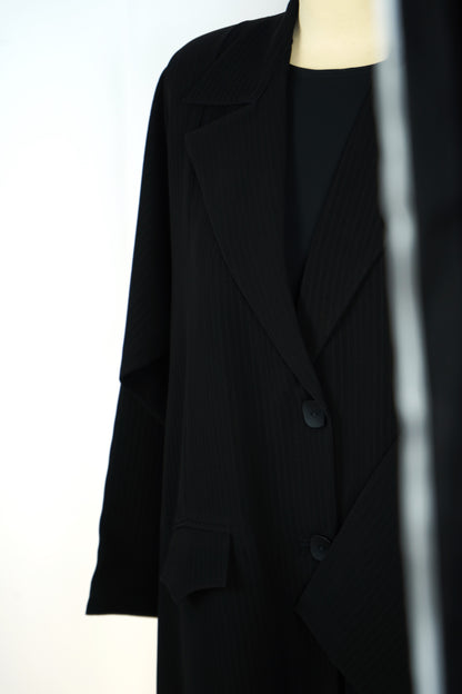 عباية بليزر كلاسيكية موديل 2026-A0088