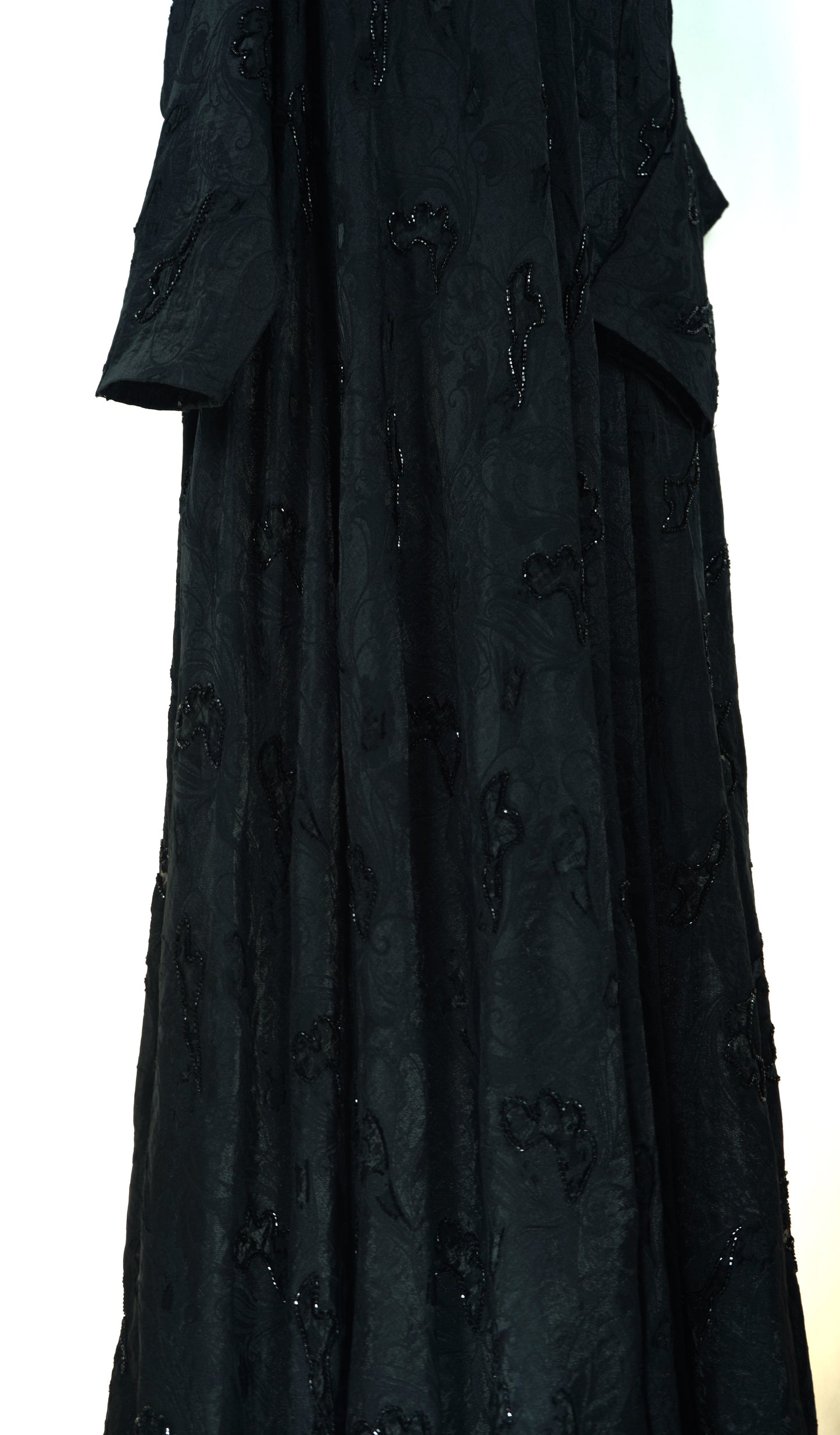 Abaya Shak Jaqard Black Model 2026-A0023