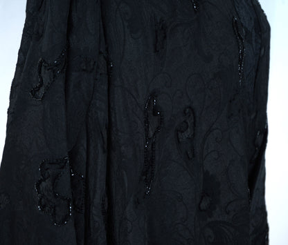 Abaya Shak Jaqard Black Model 2026-A0023