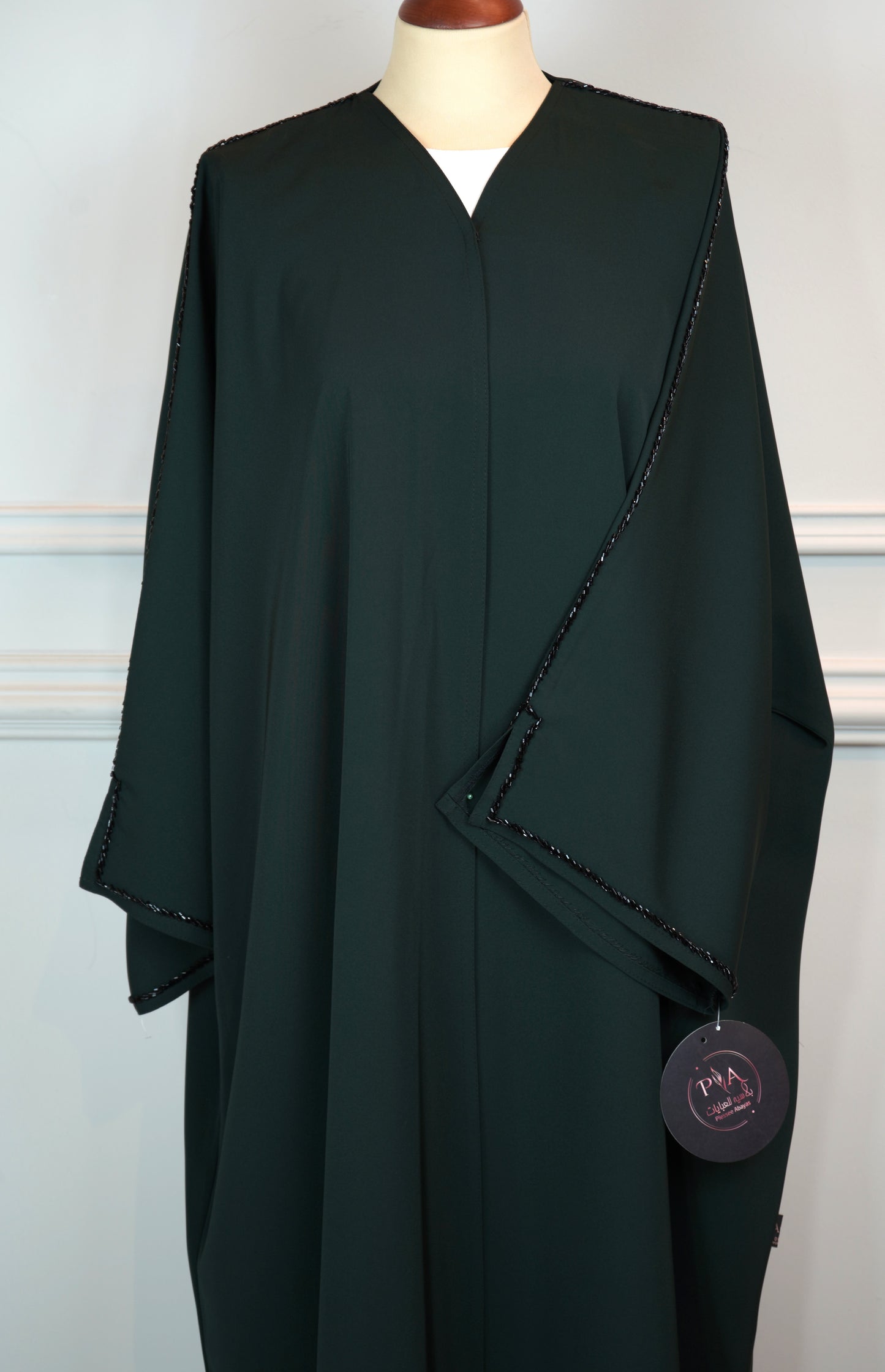 Abaya shak olive green Model 2026-A0018