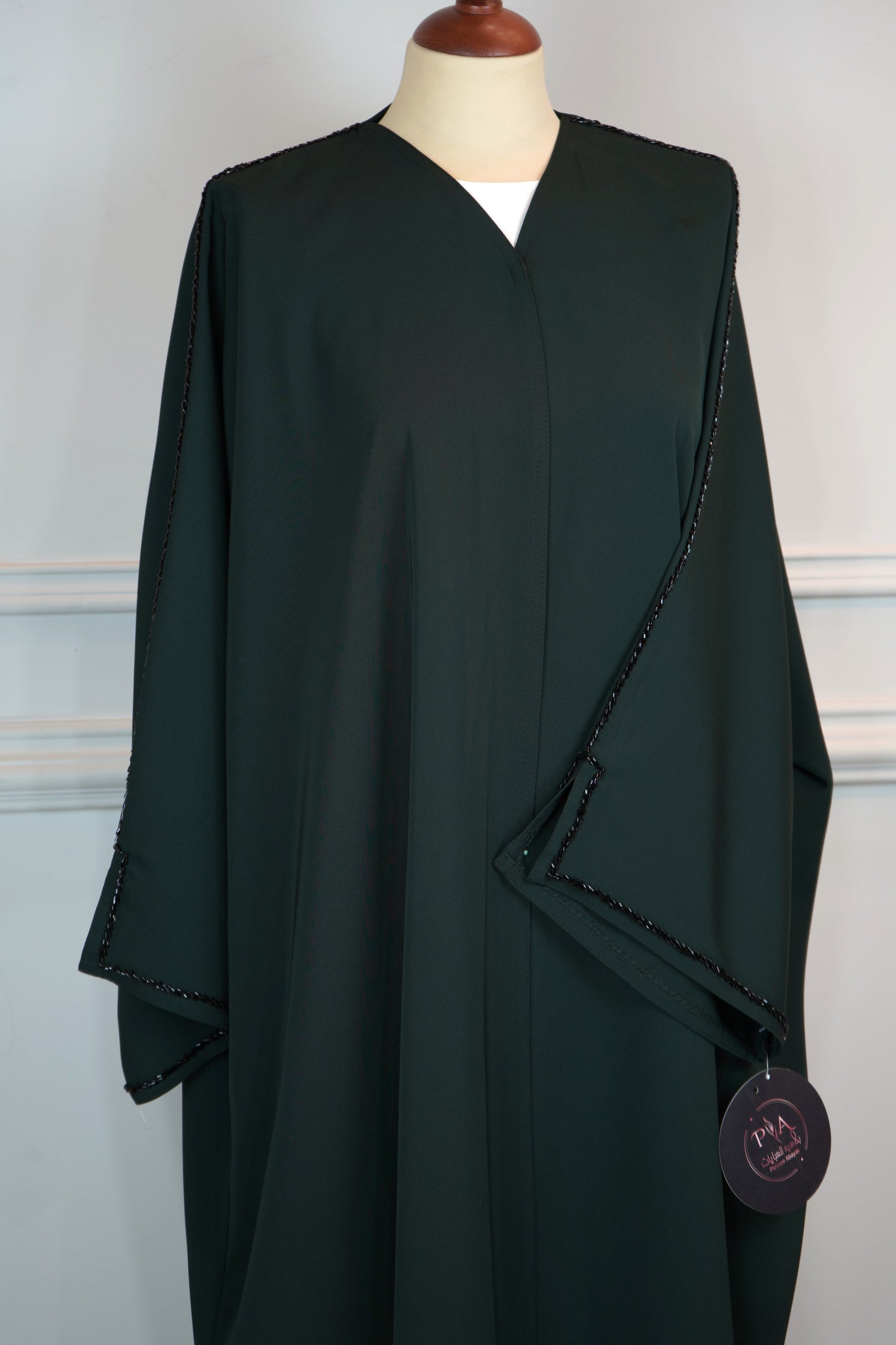 Abaya shak olive green Model 2026-A0018