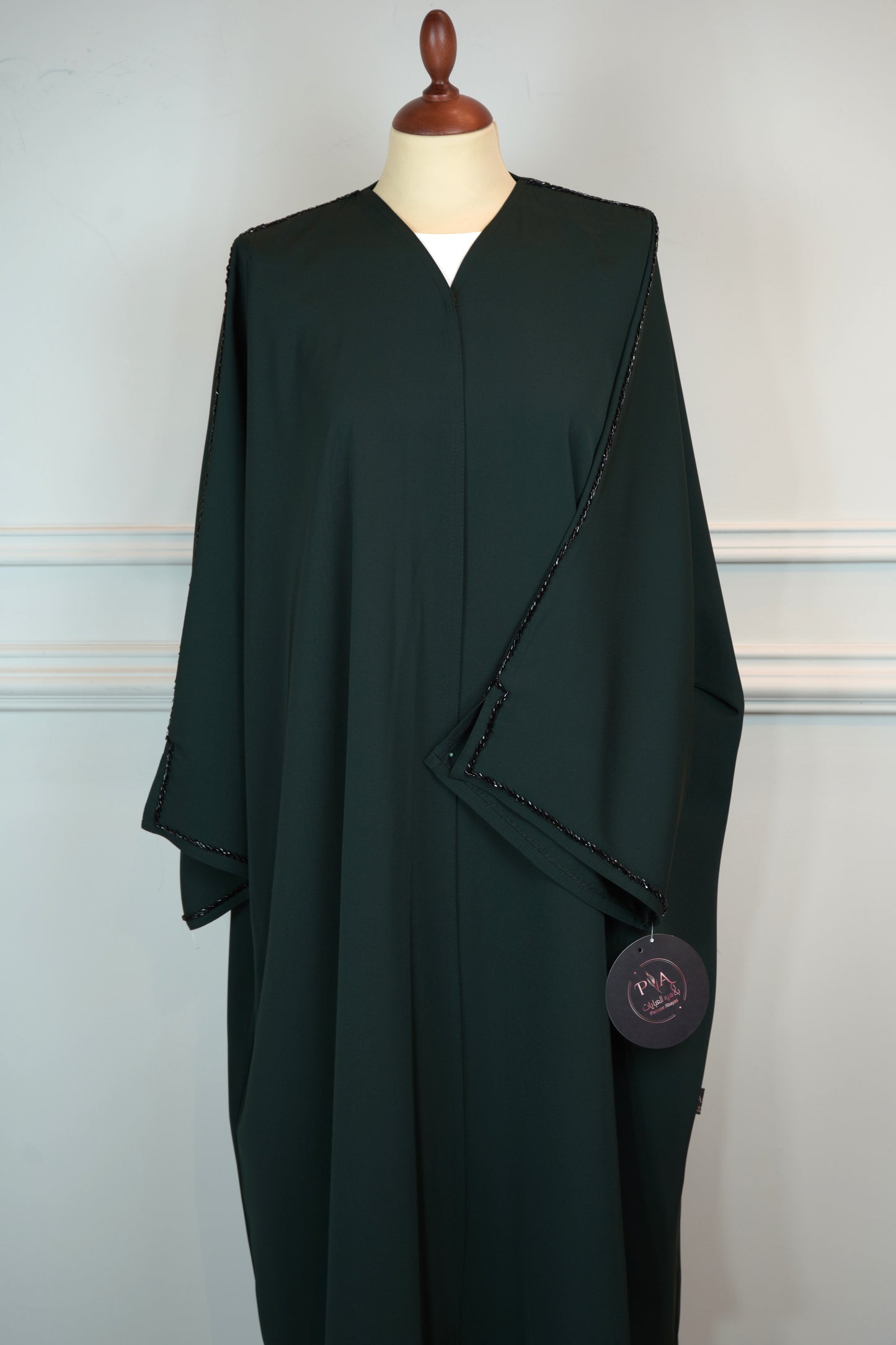 Abaya shak olive green Model 2026-A0018