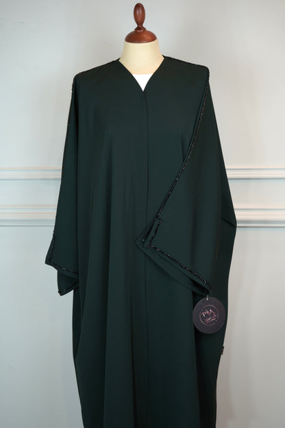 Abaya shak olive green Model 2026-A0018