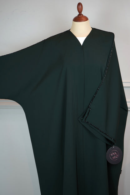 Abaya shak olive green Model 2026-A0018