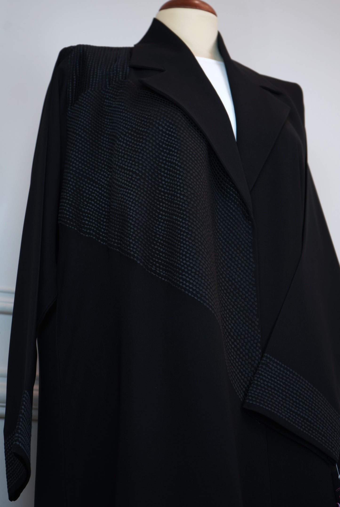 Abaya Tatreez Luxe Black Model 2026-A0030