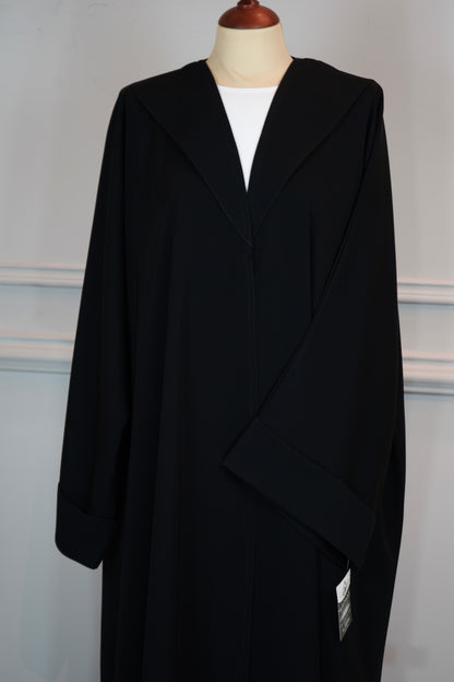 Abaya Plain shawl collar Model 2026-A0034
