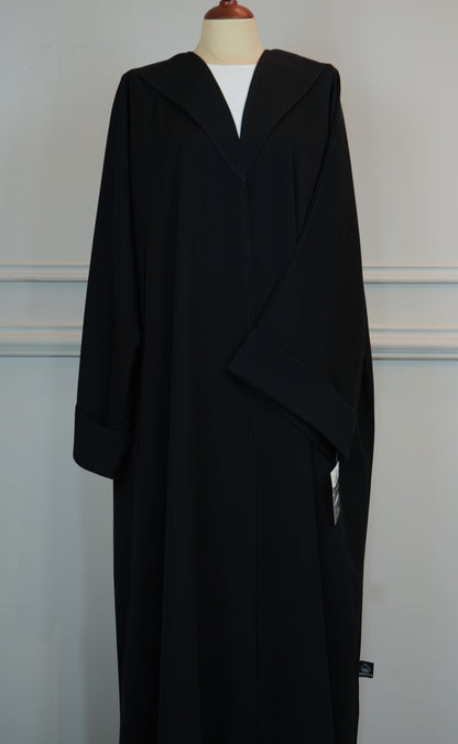 Abaya Plain shawl collar Model 2026-A0034