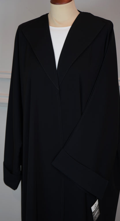 Abaya Plain shawl collar Model 2026-A0034