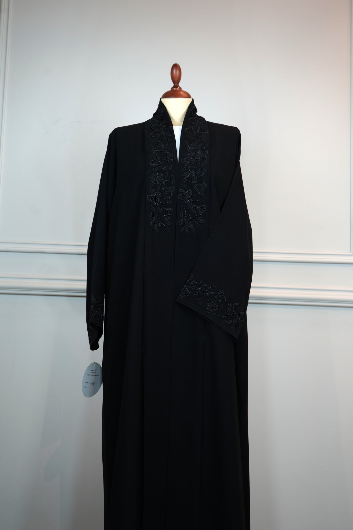 CROWN BLACK Shak Abaya Model 2026-A0045