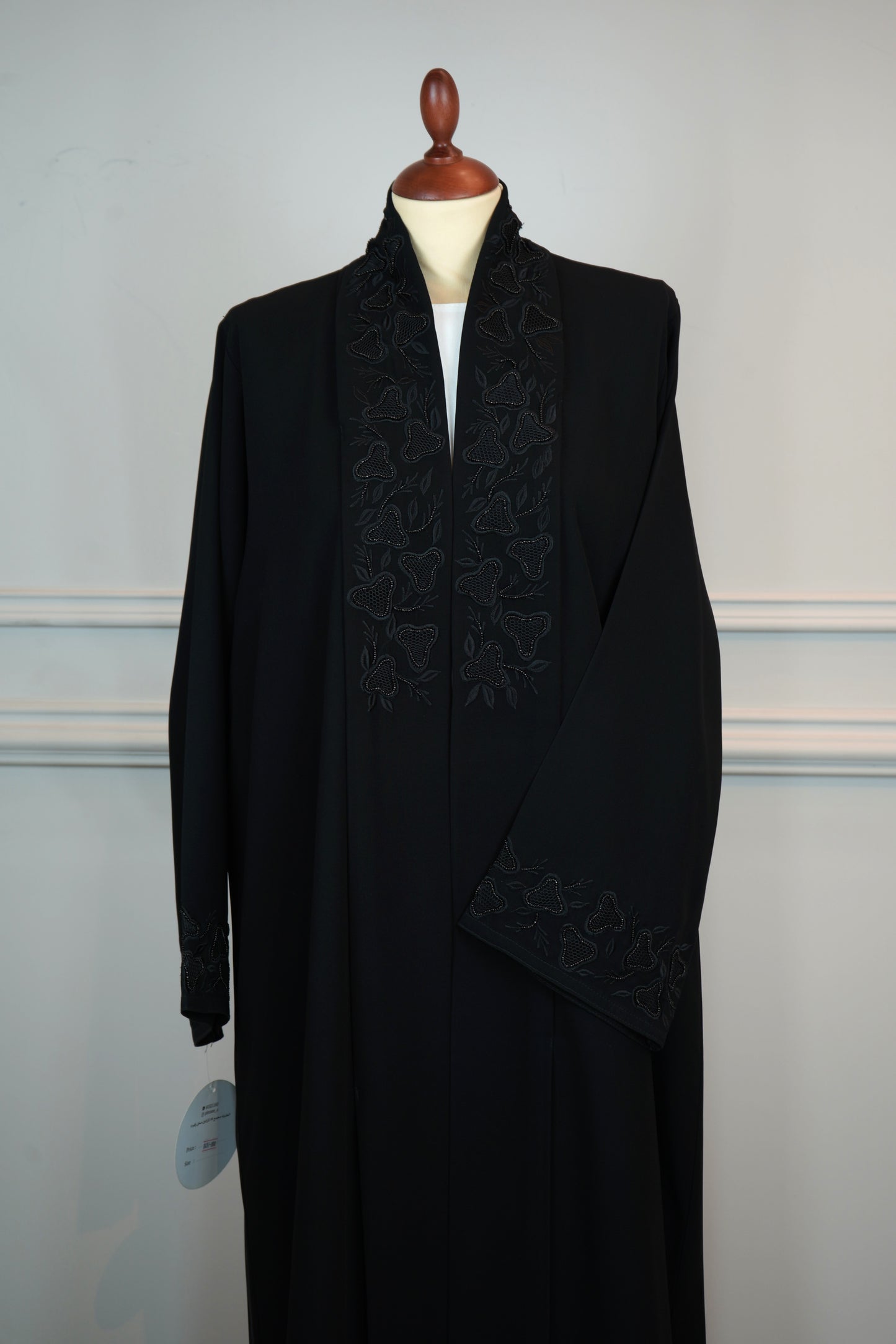 CROWN BLACK Shak Abaya Model 2026-A0045