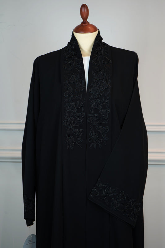 CROWN BLACK Shak Abaya Model 2026-A0045