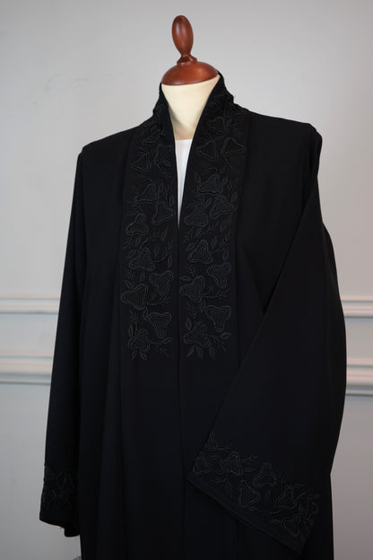 CROWN BLACK Shak Abaya Model 2026-A0045