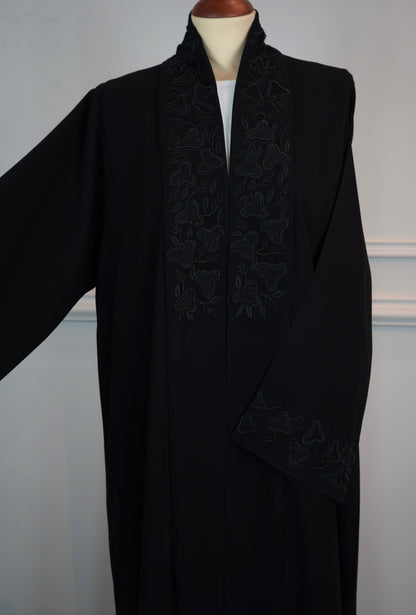 CROWN BLACK Shak Abaya Model 2026-A0045