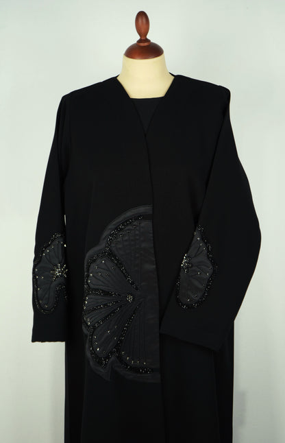 Satinfy Rose Shak Abaya Model 2026-A0047