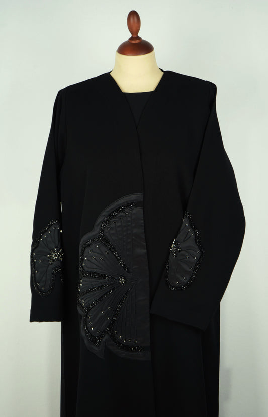 Satinfy Rose Shak Abaya Model 2026-A0047