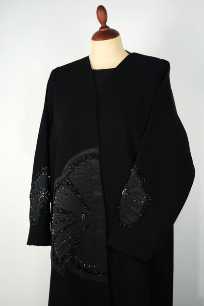 Satinfy Rose Shak Abaya Model 2026-A0047