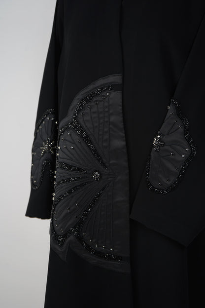 Satinfy Rose Shak Abaya Model 2026-A0047