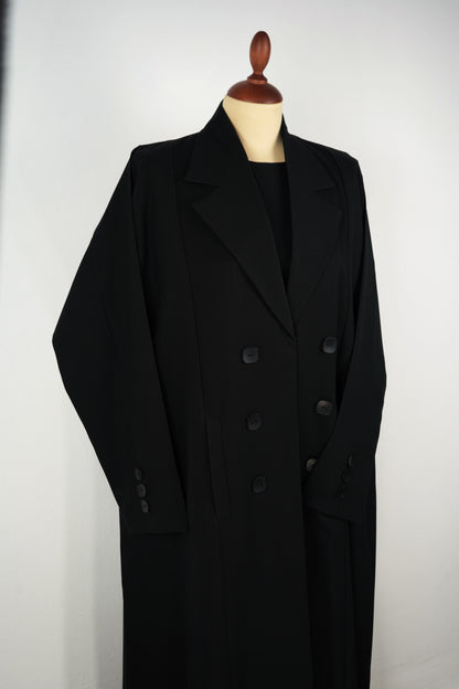 Blazer Black Abaya Model 2026-A0050