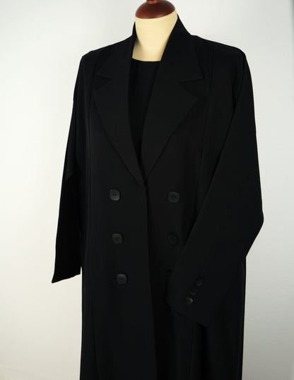 Blazer Black Abaya Model 2026-A0050