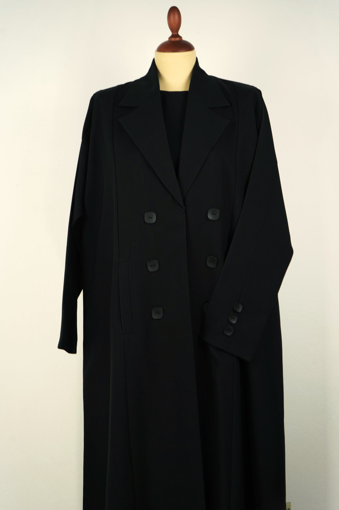 Blazer Black Abaya Model 2026-A0050