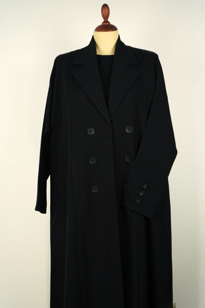Blazer Black Abaya Model 2026-A0050