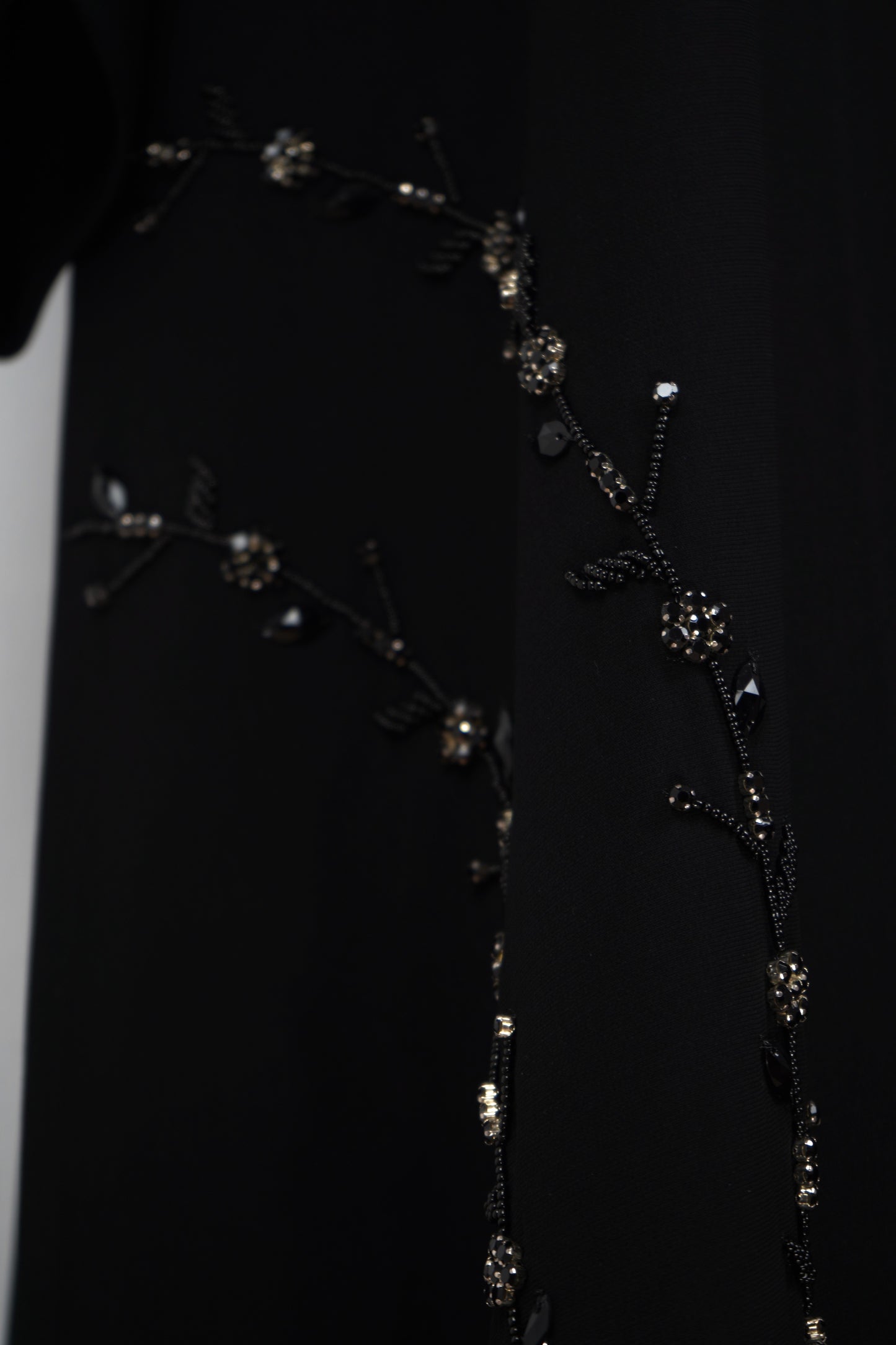 Starlit Noir Abaya Shak Blazer Model 2026-A0054
