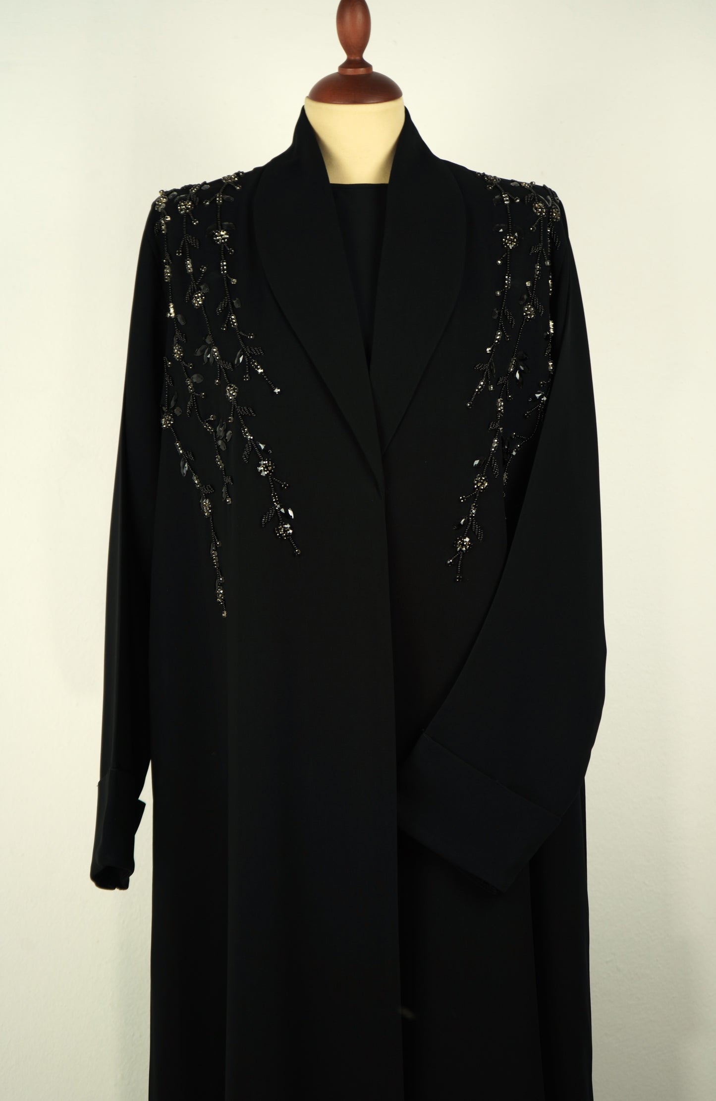 Crystal Vines Blazer Abaya Model 2026-A0053