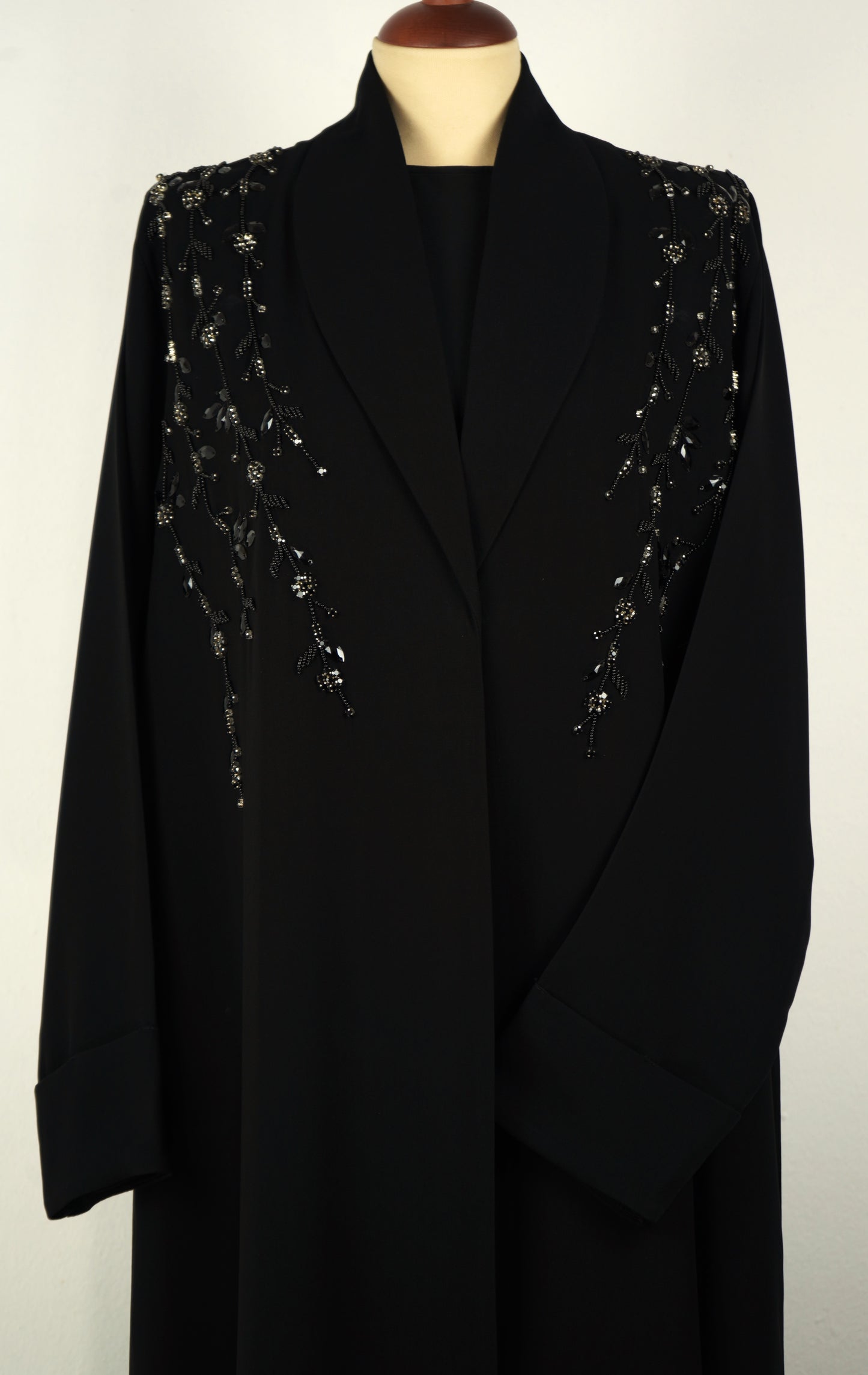 Crystal Vines Blazer Abaya Model 2026-A0053