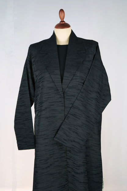 Shadow Jacquard Abaya Model 2026-A0065