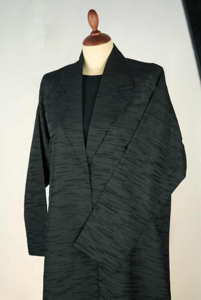 Shadow Jacquard Abaya Model 2026-A0065