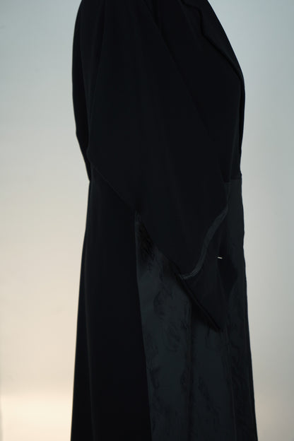Contrasté Jacquard Coba Abaya Model 2026-A0070