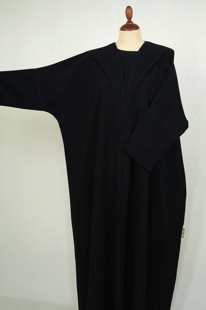 عباية كوبا سادة ياقة بليزر A0095-2026