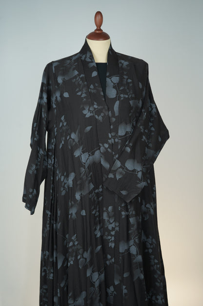 Flower Triple Cloche Abaya 2026-A0093