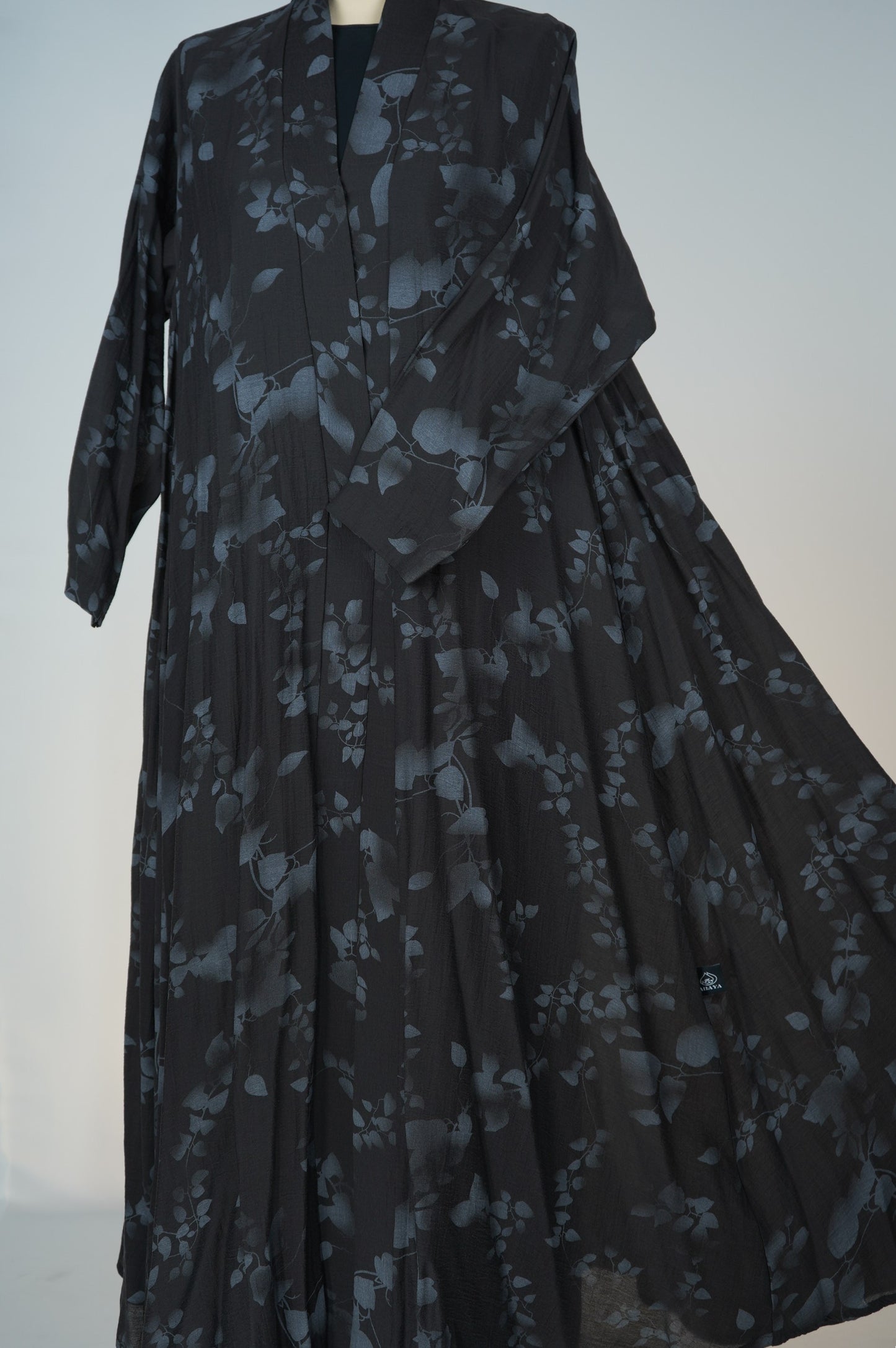 Flower Triple Cloche Abaya 2026-A0093