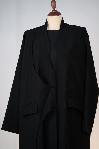 Tailored Wave Gissah abaya model 2026-A0072