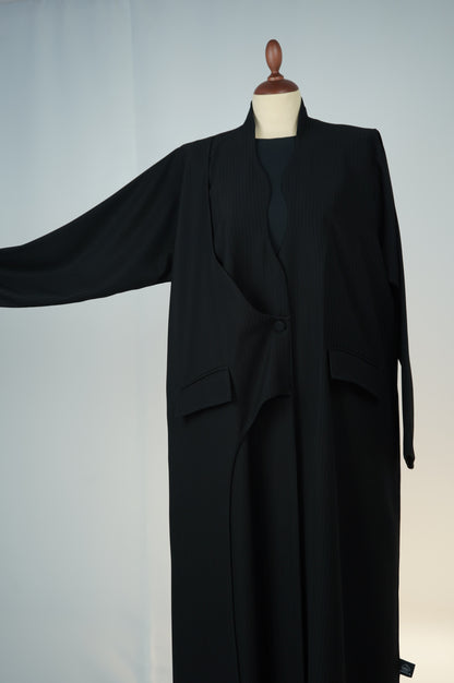 Tailored Wave Gissah abaya model 2026-A0072