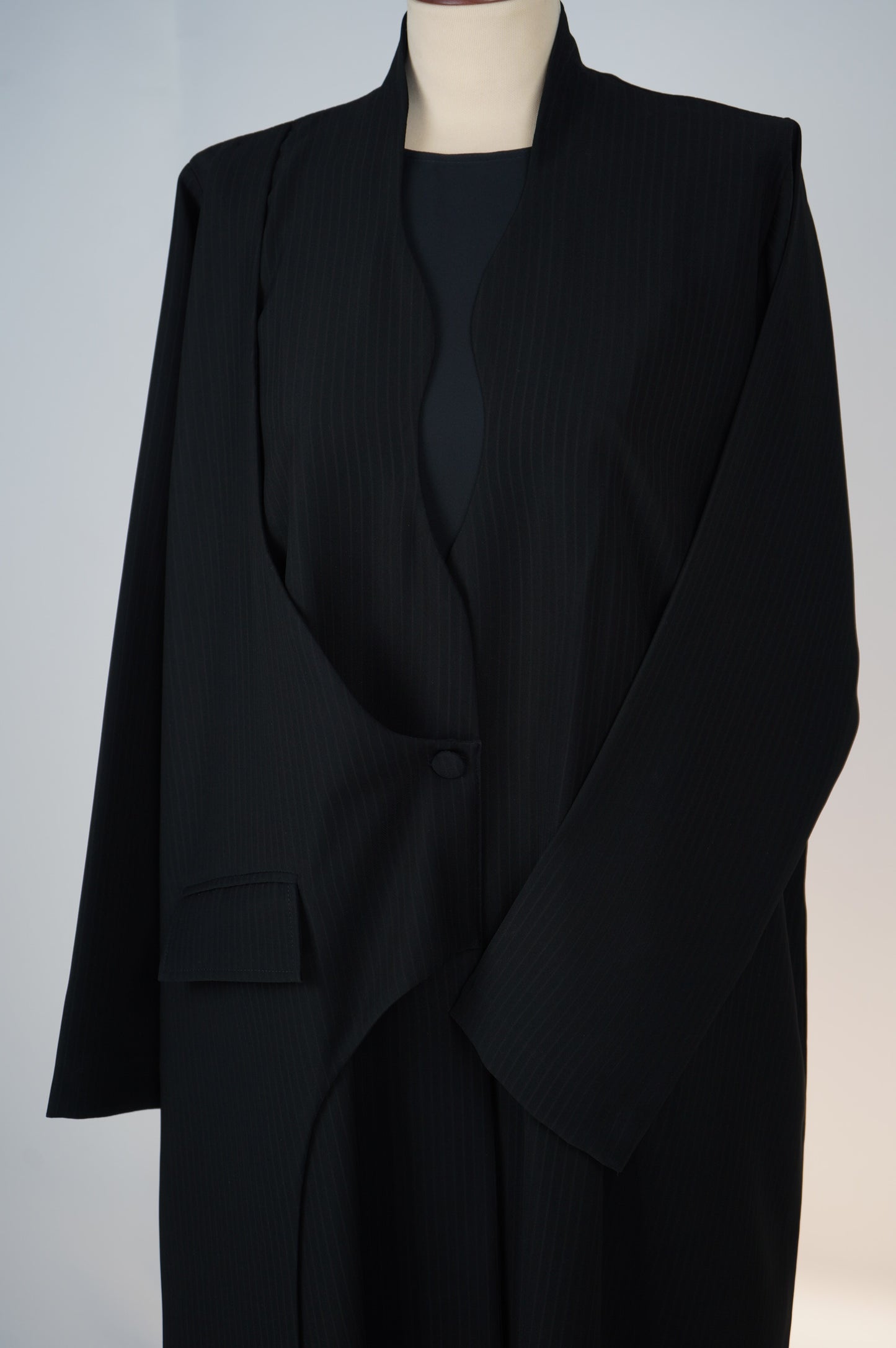 Tailored Wave Gissah abaya model 2026-A0072