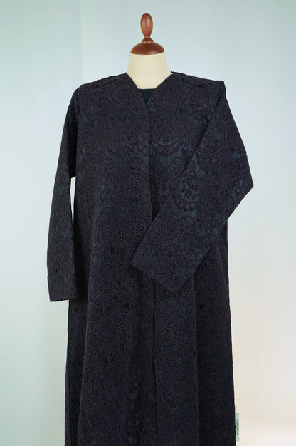 DANTELA Dark Purple Abaya Model 2026-A0075