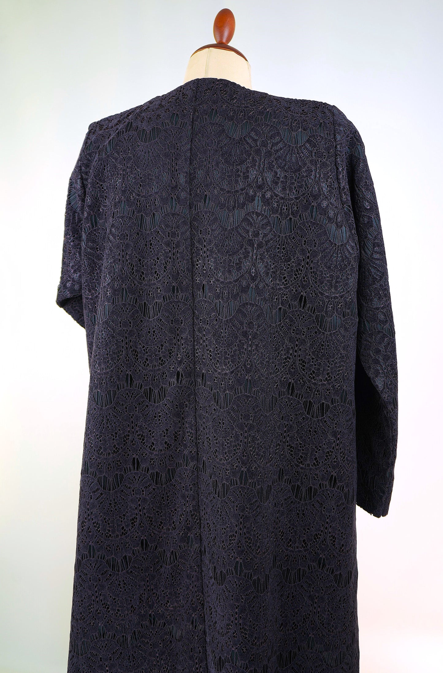 DANTELA Dark Purple Abaya Model 2026-A0075